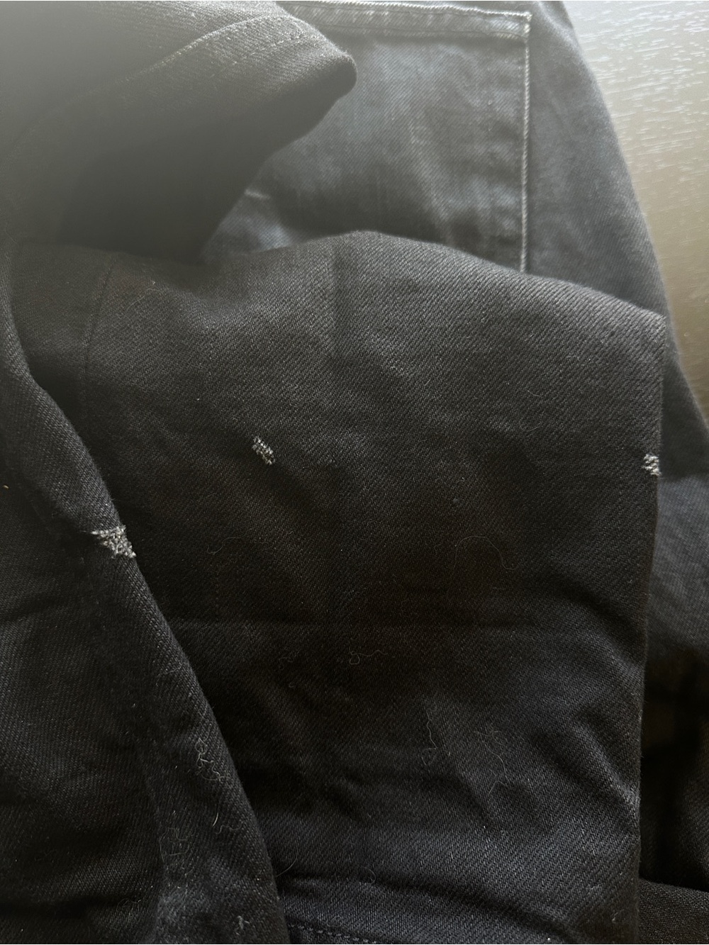 Naked & Famous Solid Black Selvedge Denim Jeans Weird Guy - Picture 8 of 8